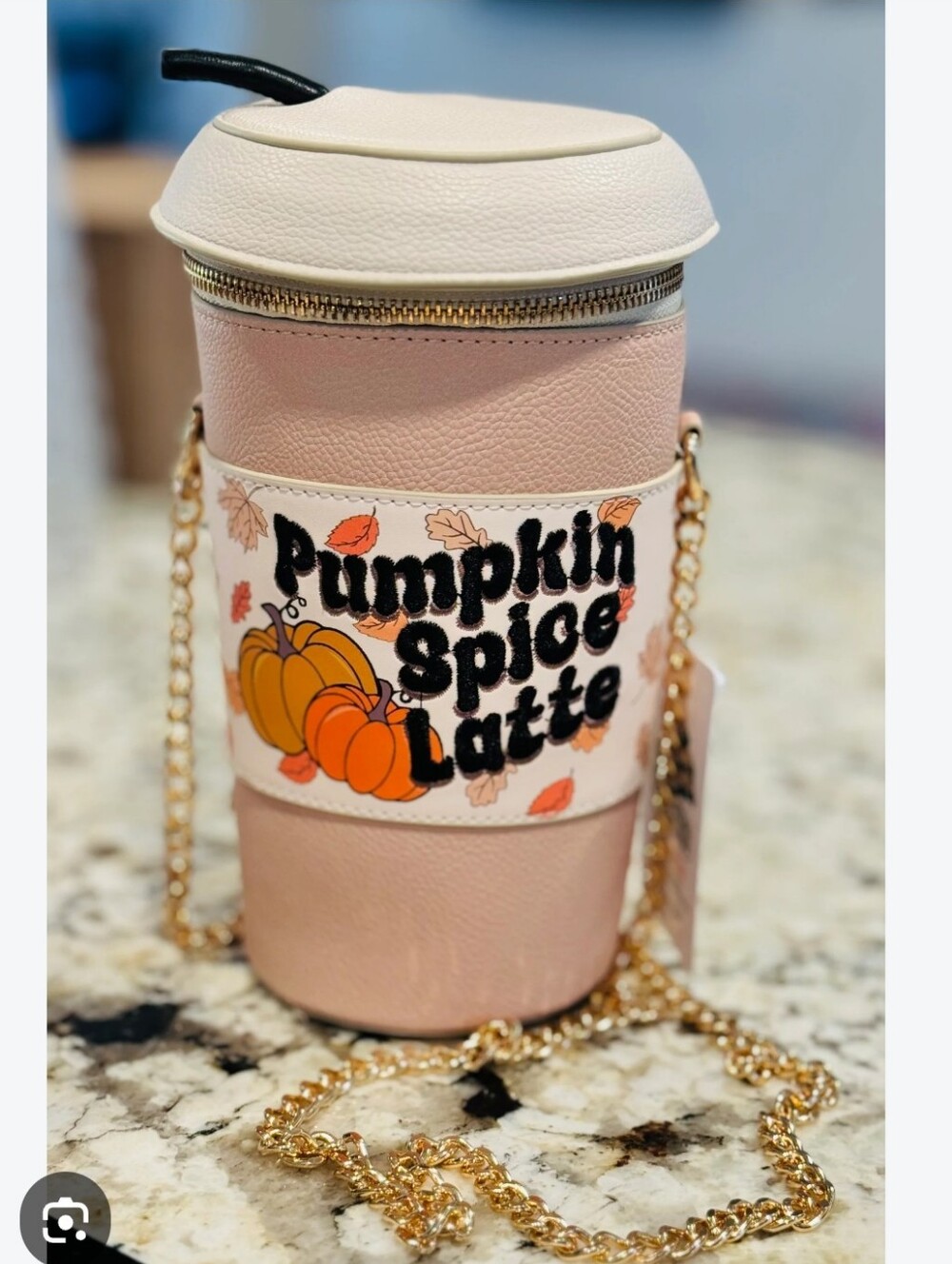 NWT Skinnydip London Pumpkin Spice Latte Crossbody Bag